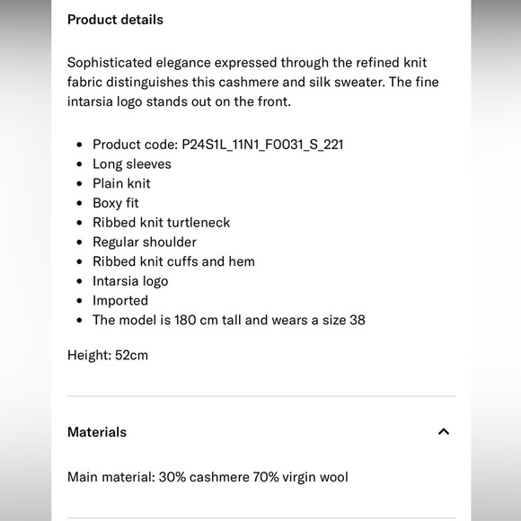 Prada cashmere and silk sweater - Picture 7 of 7